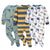 3-Pack Baby & Toddler Boys Dinos Fleece Pajamas-Gerber Childrenswear Wholesale
