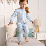 3-Pack Infant & Toddler Girls Blue Floral Footless Fleece Pajamas-Gerber Childrenswear Wholesale