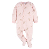 2-Pack Baby & Toddler Girls Pink Deer Fleece Pajamas-Gerber Childrenswear Wholesale