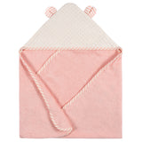 2-Pack Baby Girls Kitty Floral Hooded Towel and Washcloth Mitt Set-Gerber Childrenswear Wholesale