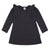 Infant and Toddler Girls Charcoal Dress With Ruffle-Gerber Childrenswear Wholesale
