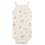 4-Pack Baby Girls Retro Floral Onesies® Bodysuits-Gerber Childrenswear Wholesale