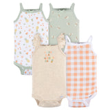4-Pack Baby Girls Picnic Onesies® Bodysuits-Gerber Childrenswear Wholesale