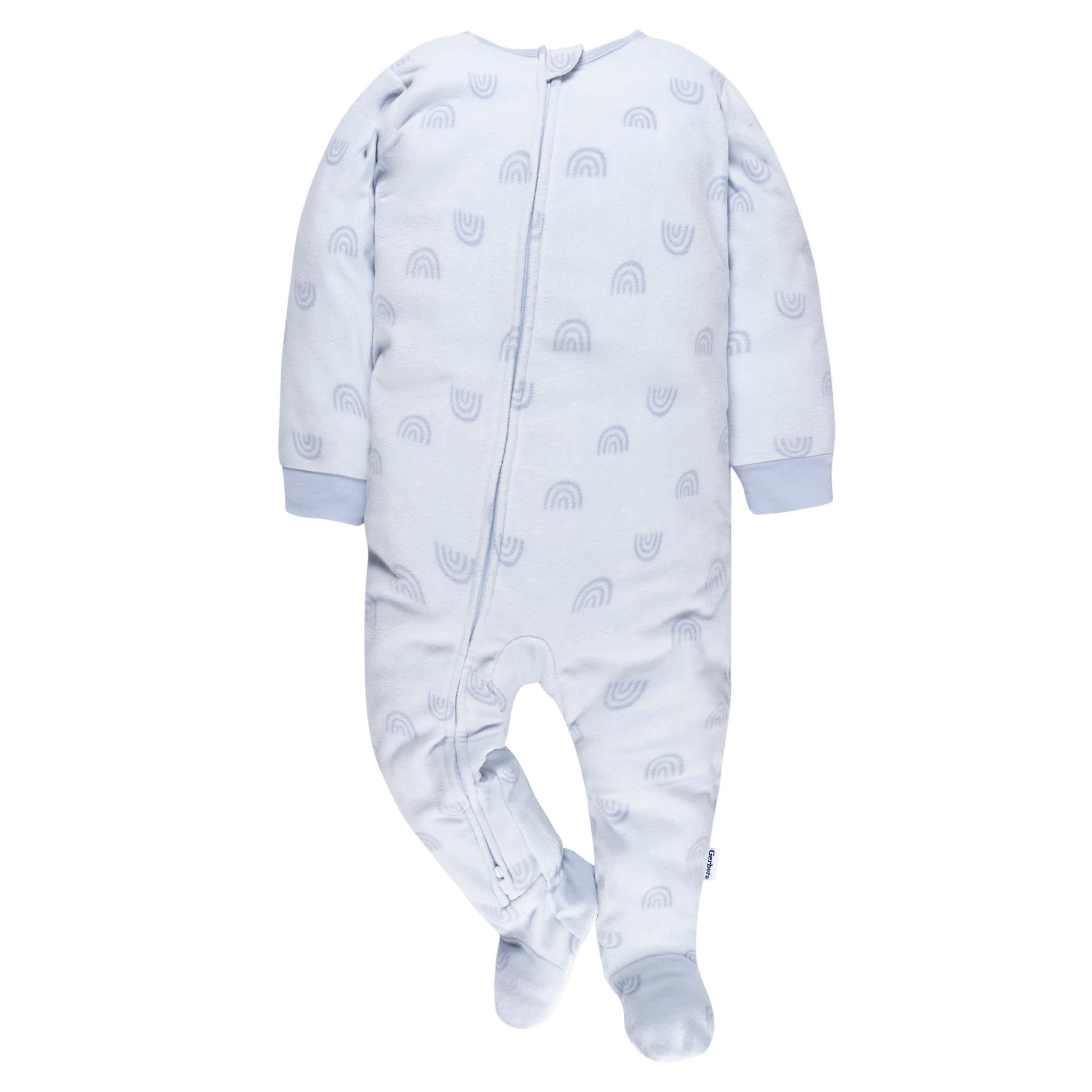 3-Pack Baby & Toddler Girls Purple Rainbows Fleece Pajamas-Gerber Childrenswear Wholesale