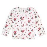 2-Piece Infant & Toddler Girls Red Holly Berries Jumper & Top Set-Gerber Childrenswear Wholesale