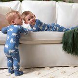 Baby & Toddler Polar Night Buttery Soft Viscose Made from Eucalyptus Snug Fit Footed Pajamas-Gerber Childrenswear Wholesale