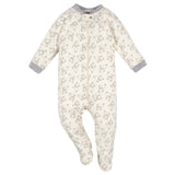 3-Pack Baby Neutral Cuddly Sheep Organic Sleep N' Plays-Gerber Childrenswear Wholesale