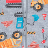 Baby & Toddler Boys Construction Trucks Buttery Soft Viscose Made from Eucalyptus Snug Fit Footed Pajamas-Gerber Childrenswear Wholesale