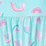 Infant & Toddler Girls Rainbow Sky Buttery Soft Viscose Made from Eucalyptus Twirl Dress-Gerber Childrenswear Wholesale