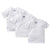3-Pack White Side-Snap Short Sleeve Shirts-Gerber Childrenswear Wholesale