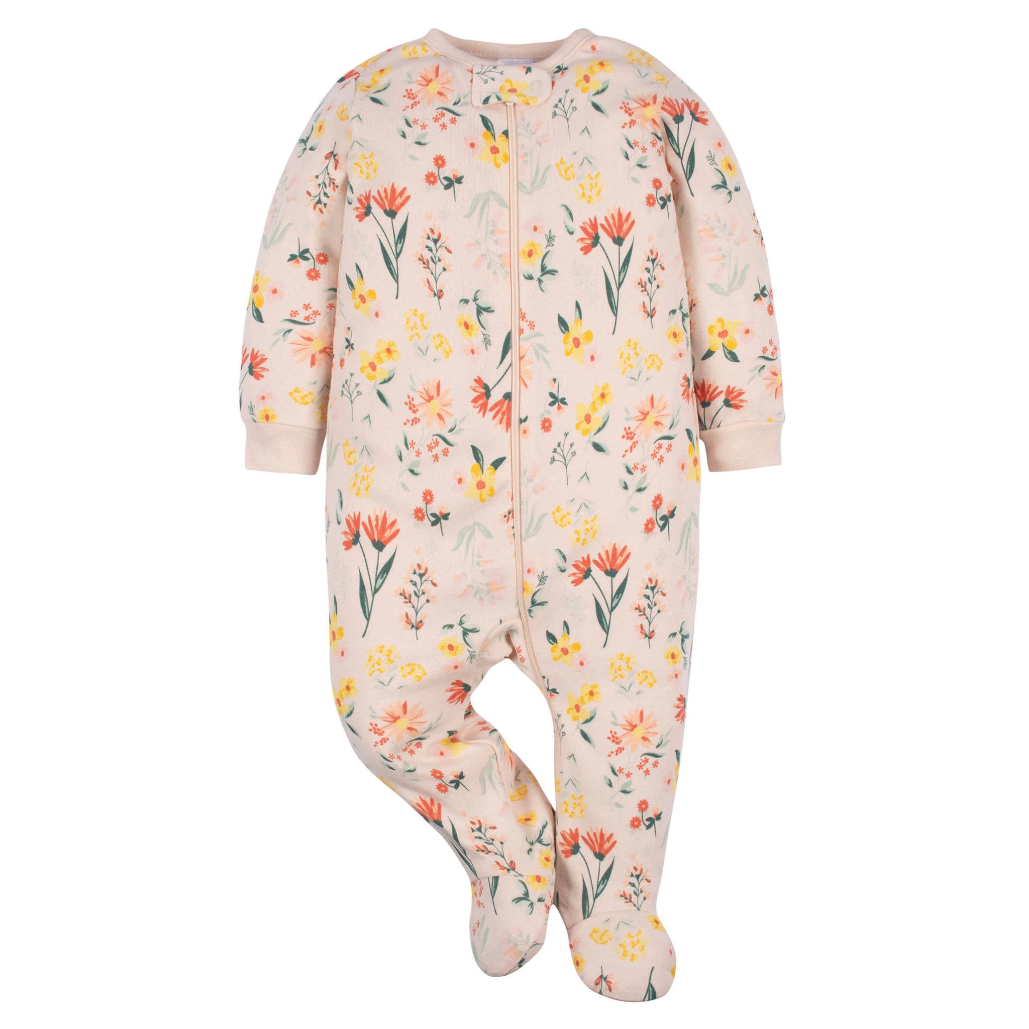 2-Pack Baby Girls Wildflower Sleep 'N Plays-Gerber Childrenswear Wholesale
