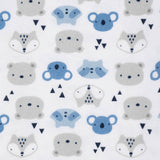 5-Pack Baby Boys Critters Flannel Receiving Blankets-Gerber Childrenswear Wholesale