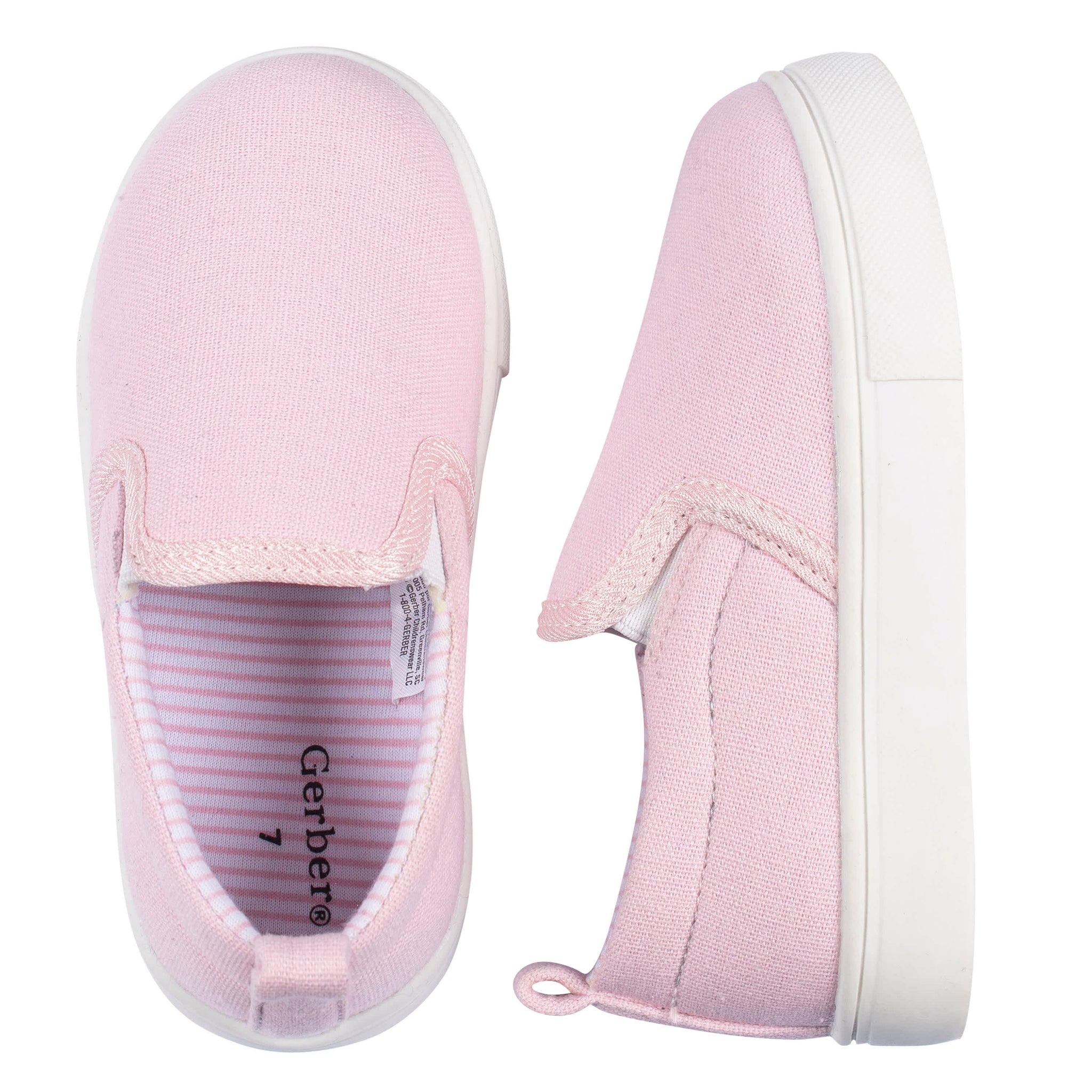 Infant & Toddler Girls Pink Slip-On Sneaker-Gerber Childrenswear Wholesale