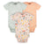 3-Pack Baby Girls Wildflower Short Sleeve Onesies® Bodysuits-Gerber Childrenswear Wholesale