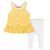 2-Piece Baby Girls Yellow Garden Sleeveless Tunic & Legging Set-Gerber Childrenswear Wholesale