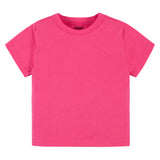 5-Pack Hot Pink Short Sleeve Premium Tees-Gerber Childrenswear Wholesale