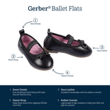 Infant & Toddler Girls Black Ballet Slipper-Gerber Childrenswear Wholesale