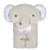 Baby Neutral Natural Leaves Elephant Bath Wrap-Gerber Childrenswear Wholesale