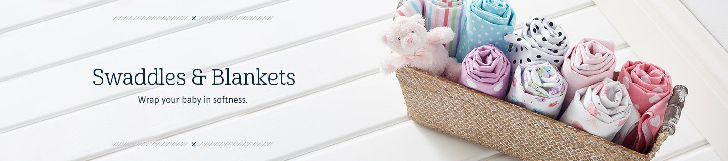 Baby Girl Swaddles & Blankets-Gerber Childrenswear Wholesale