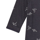 Baby Boys Dark Grey Origami Sleep 'N Play-Gerber Childrenswear Wholesale