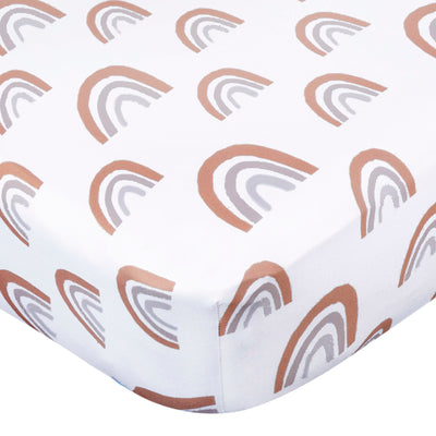 Baby Neutral Boho Rainbow Crib Sheet-Gerber Childrenswear Wholesale
