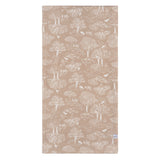 2-Piece Baby Neutral Ivory Tan Forest Swaddle Blanket & Hat Set-Gerber Childrenswear Wholesale