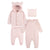 Modern Moments™ by Gerber® 4-Piece Baby Girls Pink Sweater Knit Bundle-Gerber Childrenswear Wholesale