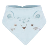 3-Pack Baby Boys Blue Bandana Bib-Gerber Childrenswear Wholesale