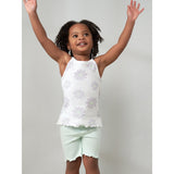 4-Piece Baby & Toddler Girls Purple Daisies Tanks, Skort & Shorts Set-Gerber Childrenswear Wholesale