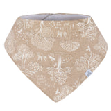 4-Pack Baby Neutral Multi Tan Bandana Bib-Gerber Childrenswear Wholesale