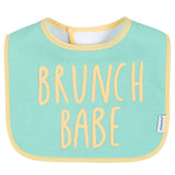 8-Pack Baby Girls Super Happy Drooling Bibs-Gerber Childrenswear Wholesale