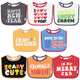 8-Pack Baby Neutral Holiday Drooling Bibs-Gerber Childrenswear Wholesale