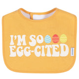 8-Pack Baby Neutral Holiday Drooling Bibs-Gerber Childrenswear Wholesale