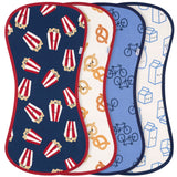 4-Piece Baby Boys Movie Burpcloth-Gerber Childrenswear Wholesale