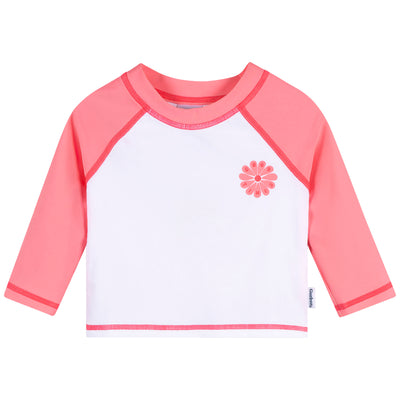 Baby & Toddler Girls Pink Daisies Rashguard Top-Gerber Childrenswear Wholesale