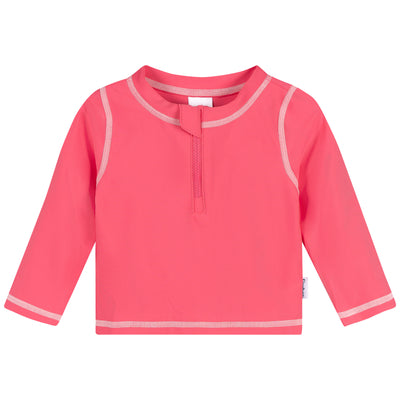 Baby & Toddler Girls Pink Rashguard Suit-Gerber Childrenswear Wholesale