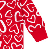 Baby Neutral Red Hearts Sleep 'N Play-Gerber Childrenswear Wholesale