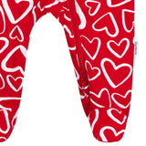 Baby Neutral Red Hearts Sleep 'N Play-Gerber Childrenswear Wholesale