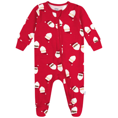 Baby Neutral Santa Faces Sleep 'N Play-Gerber Childrenswear Wholesale