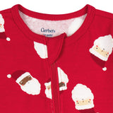 Baby Neutral Santa Faces Sleep 'N Play-Gerber Childrenswear Wholesale