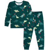 2-Piece Infant & Toddler Boys Holiday Dinos Cotton Pajamas-Gerber Childrenswear Wholesale