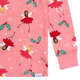 2-Piece Infant & Toddler Girls Holiday Fairies Cotton Pajamas-Gerber Childrenswear Wholesale