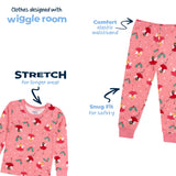 2-Piece Infant & Toddler Girls Holiday Fairies Cotton Pajamas-Gerber Childrenswear Wholesale