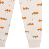 2-Piece Infant & Toddler Neutral Bunny Carrot Cars Cotton Pajamas-Gerber Childrenswear Wholesale