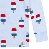 2-Piece Infant & Toddler Neutral Patriotic Popcicles Cotton Pajamas-Gerber Childrenswear Wholesale
