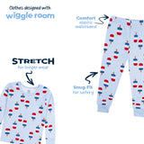 2-Piece Infant & Toddler Neutral Patriotic Popcicles Cotton Pajamas-Gerber Childrenswear Wholesale