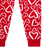 2-Piece Infant & Toddler Neutral Red Hearts Cotton Pajamas-Gerber Childrenswear Wholesale