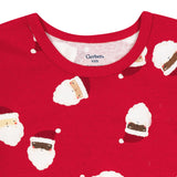 2-Piece Infant & Toddler Neutral Santa Faces Cotton Pajamas-Gerber Childrenswear Wholesale