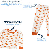 2-Piece Infant & Toddler Neutral Smiling Pumpkins Cotton Pajamas-Gerber Childrenswear Wholesale
