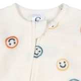 Baby & Toddler Boys Smileys Footed Fleece Pajamas